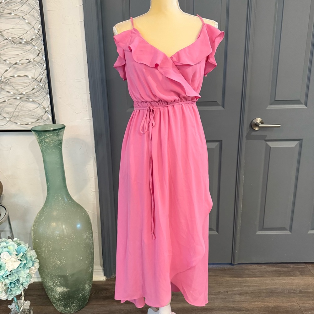 Gianni Bini Asymmetrical Pink Dress